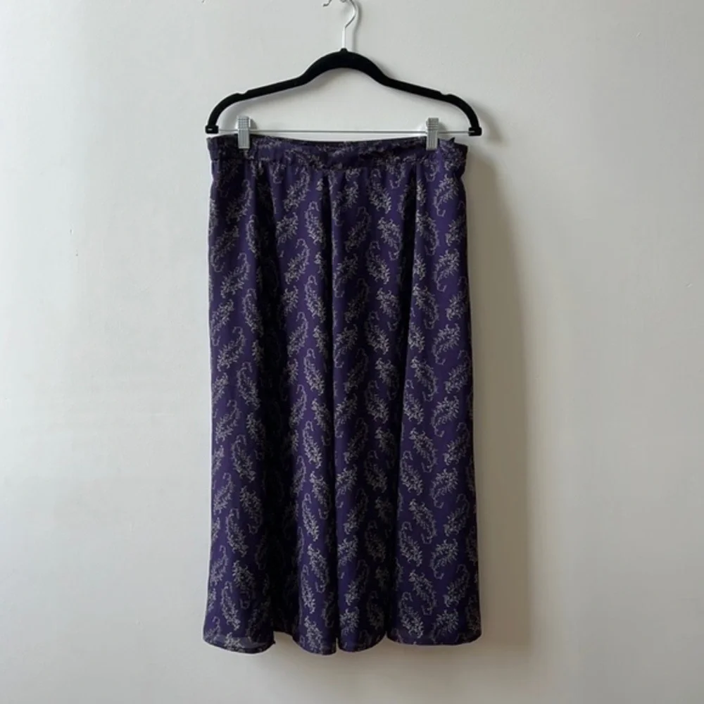 Talbots Blue and Green Midi skirt